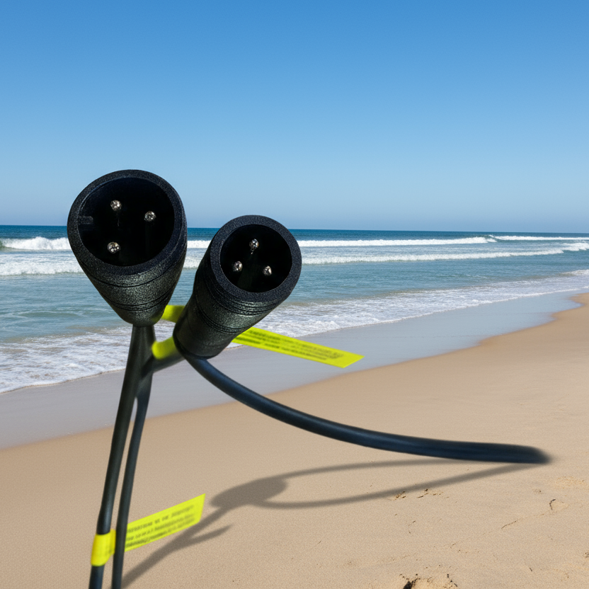 Marshin Whips Area 51 LED Whips: Carbon Fiber & Hidden Cables