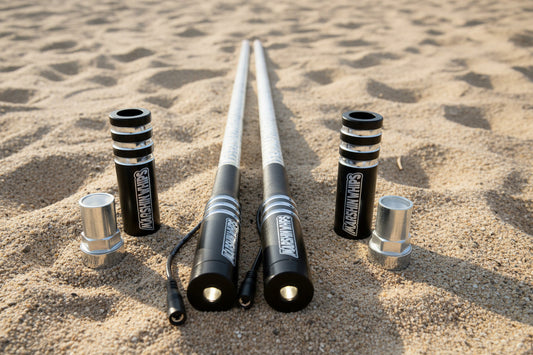 Game Changer LED Whip Set - Green, White & Red