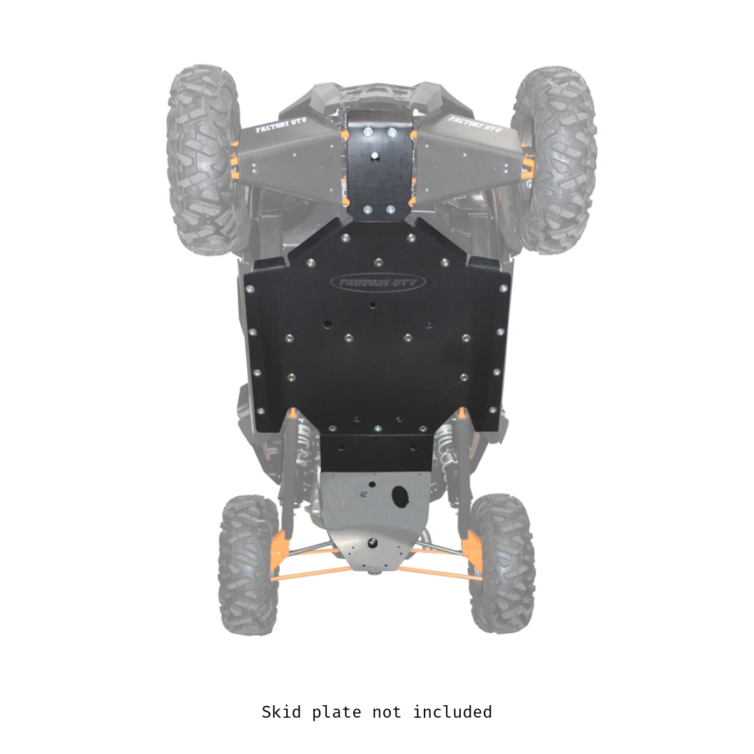 Polaris RZR XP 1000 & XP Turbo X-Brace for UHMW Skid Plate