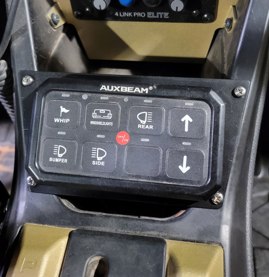 RZR Pro XP Pro R Tubro R Switch Panel Mount for Auxbeam and Switch Pros