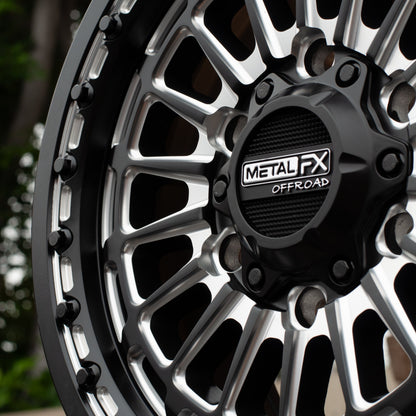 Delta 6R Beadlock | Satin Black Contrast Cut