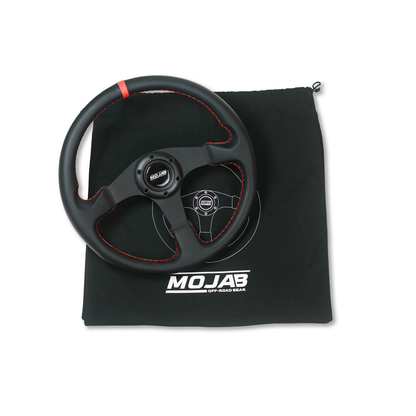 13.5'' MOJAB Flat Steering Wheel Leather or Suede