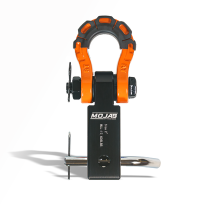 2'' Aluminum Hitch Receiver with Steel D-Shackle (LIFETIME WARRANTY)