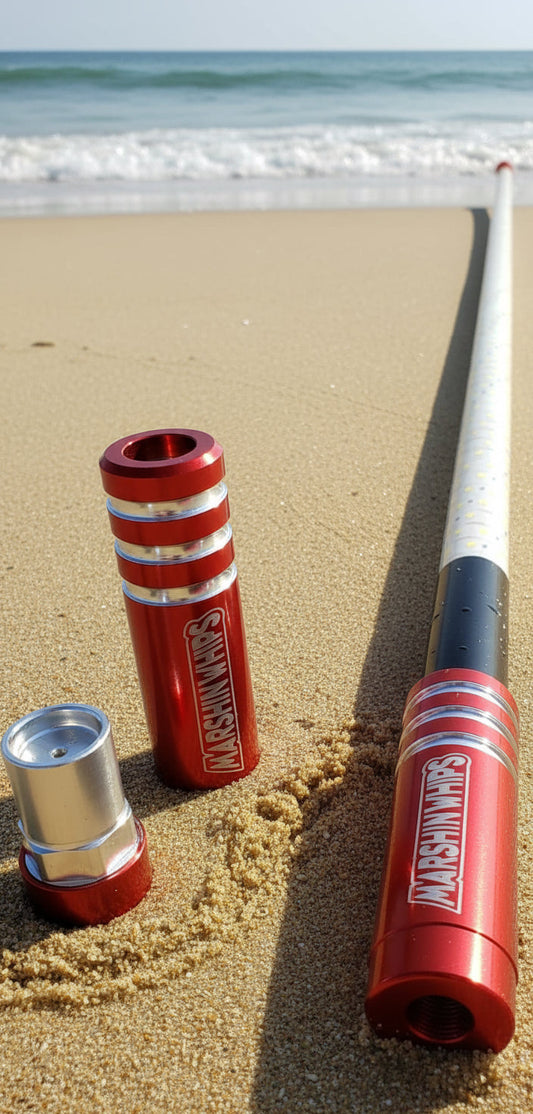 Game Changer LED Whip - Lollypop Red Single