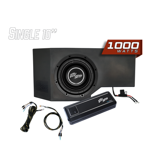 Can-Am® Defender 1000W Single Passenger Side 10" Subwoofer Kit | UTVS-DEF-SUB-1000-PASS