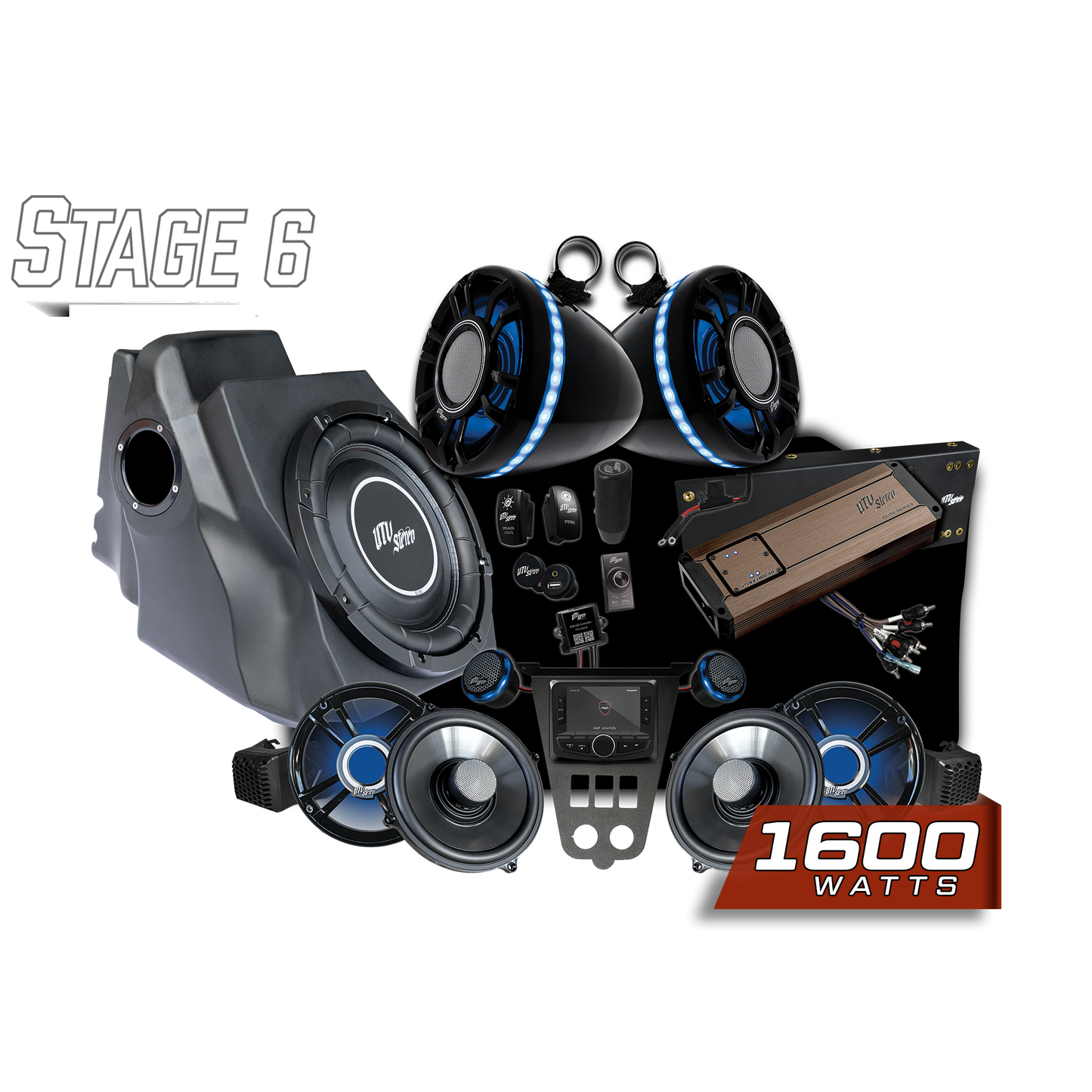 2025+ RZR® Pro Series Elite Stage 6 Stereo Kit | UTVS-PRO2-S6-E