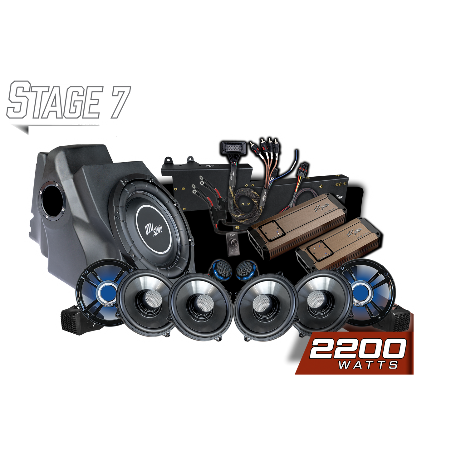 2025+ RZR® Pro Series Ride Command® Stage 7 Stereo Kit | UTVS-PRO2-S7-RC