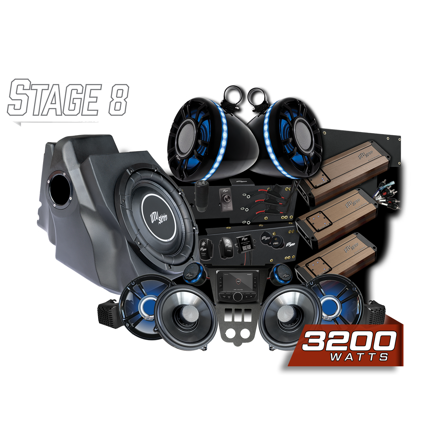 2025+ RZR® Pro Series Elite Stage 8 Stereo Kit | UTVS-PRO2-S8-E