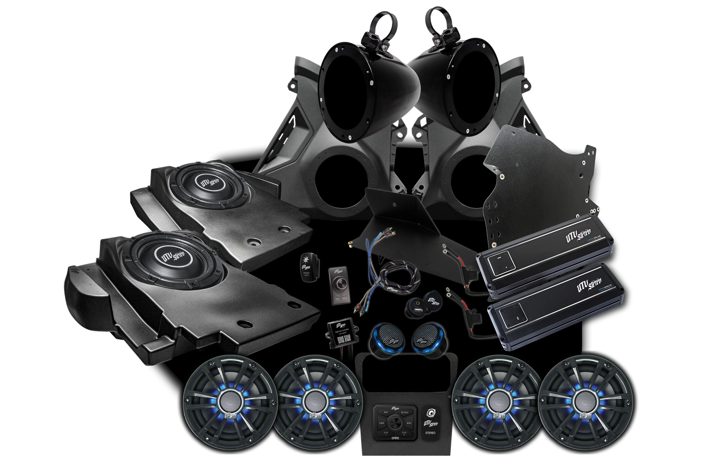 Can-Am® Maverick R Signature Series Stage 7 Stereo Kit | UTVS-R-S7-S