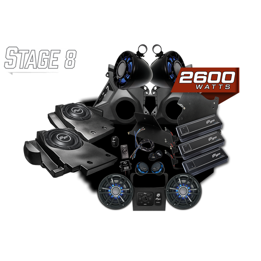 Can-Am® Maverick R Signature Series Stage 8 Stereo Kit | UTVS-R-S8-S
