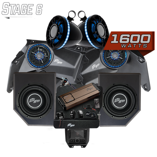 Can-Am® X3 Elite Series Stage 6 Stereo Kit | UTVS-X3-S6-E