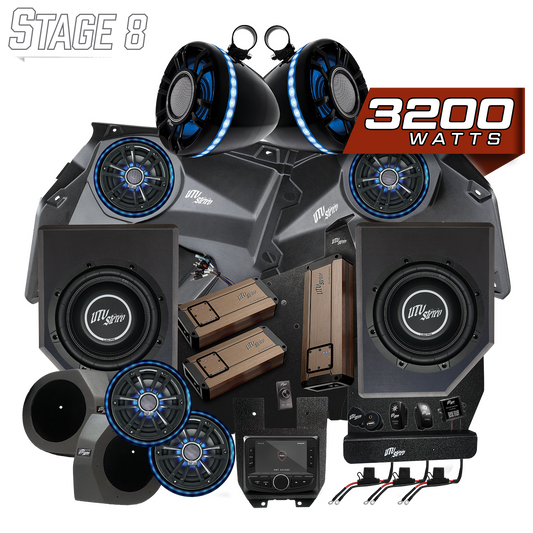 Can-Am® X3 Elite Series Stage 8 Stereo Kit | UTVS-X3-S8-E